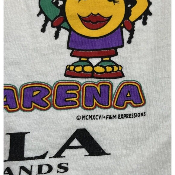 Vintage 90s Tortola British Virgin Islands‎ Macarena Single Stitch Made in USA - Picture 4 of 8